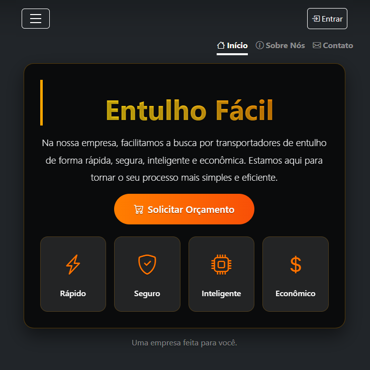 Thumbnail do Sistema Web para Gestão e Solicitação de Caçambas