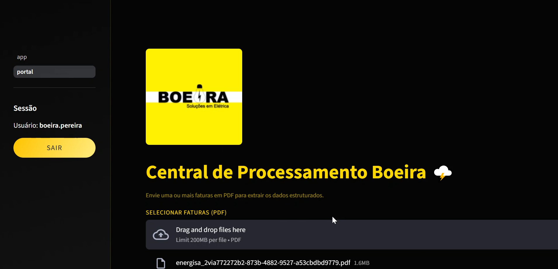 Thumbnail da API de automação de faturas elétricas com IA